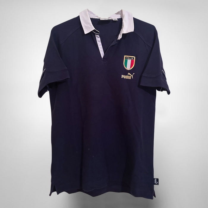2002-2004 Italy Puma Player Spec Pre Game Polo Shirt  - Marketplace