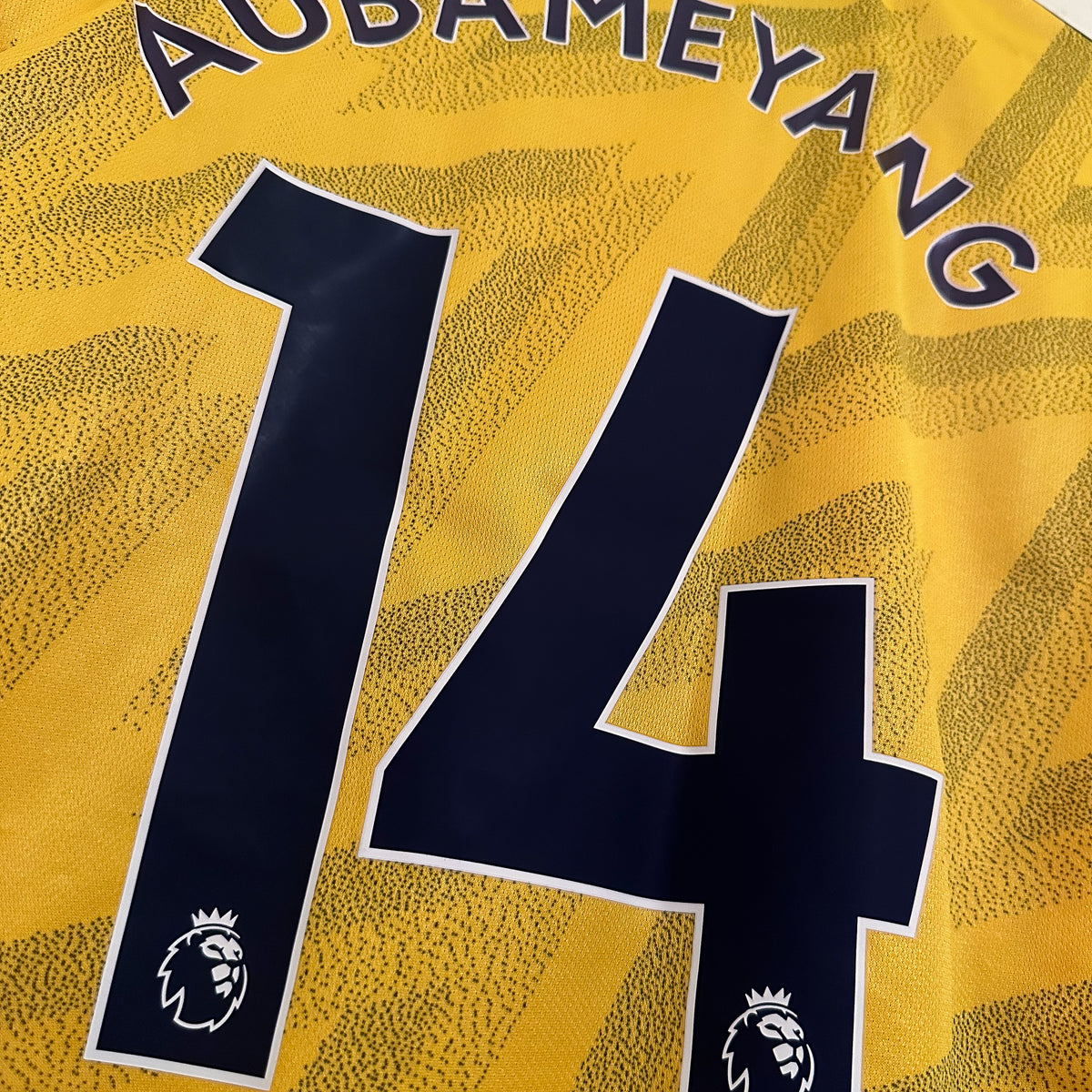 2019-2020 Arsenal Adidas Home Shirt #14 Pierre Emerick Aubameyang  - Marketplace