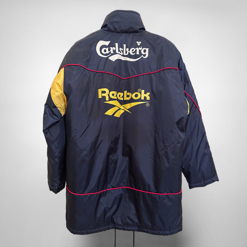 1997-1998 Liverpool Reebok Bench Coat Puffer Jacket  - Marketplace