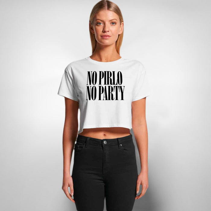 No Pirlo No Party - Women's Crop Tee