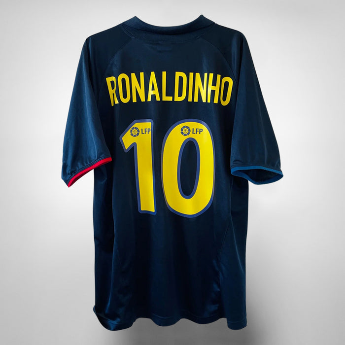 2002-2004 FC Barcelona Nike Away Shirt #10 Ronaldinho - Marketplace