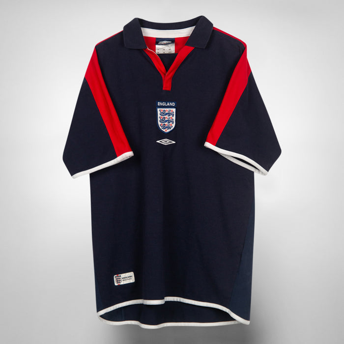 2001-2002 England Umbro Leisure Shirt