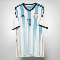 2014-2015 Argentina Adidas Home Shirt #10 Lionel Messi