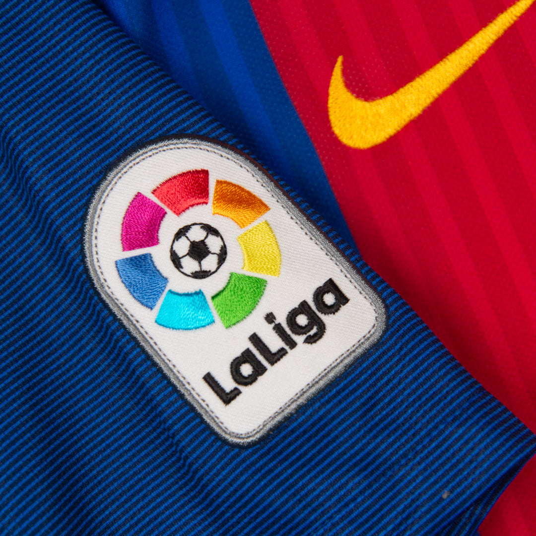 2016-2017 Barcelona Nike Home Shirt #10 Lionel Messi