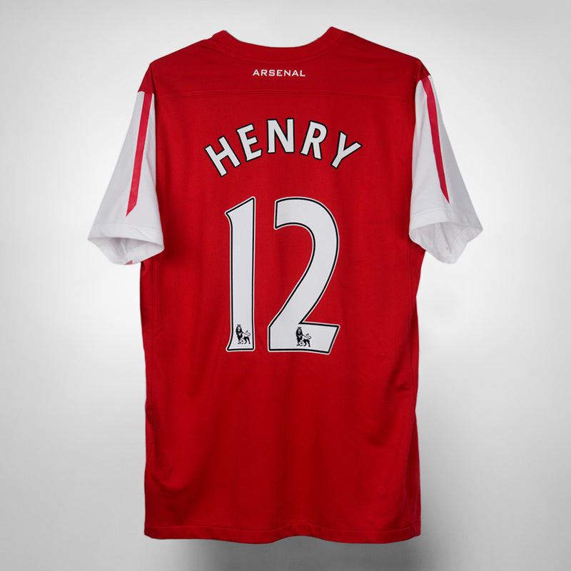 2011-2012 Arsenal Nike Home Shirt #12 Thierry Henry