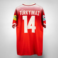 1996-1998 Switzerland Lotto Home Shirt #14 Turkyilmaz