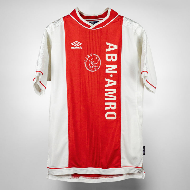 1999-2000 Ajax Umbro Home Shirt #10 Laudrup