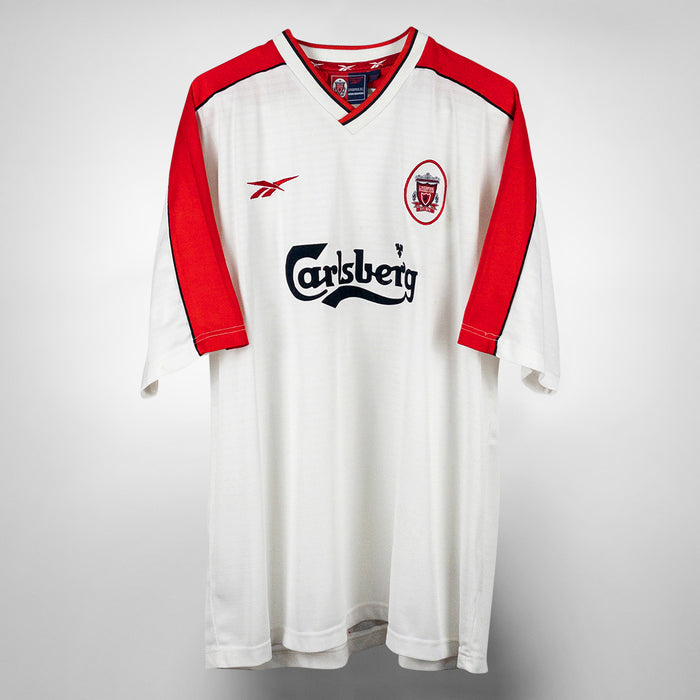 1998-2000 Liverpool Reebok Away Shirt #28 Steven Gerrard