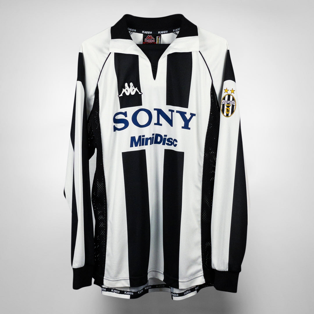 1997-1998 Juventus Kappa Long Sleeve Home Shirt
