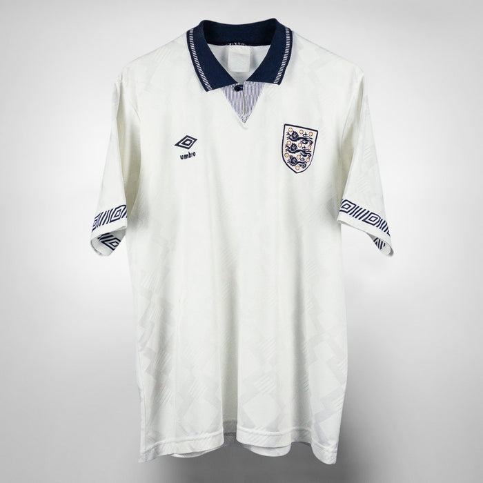 1990-1992 England Umbro Home Shirt