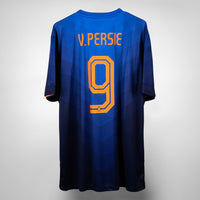 2014 Netherlands Nike Away Shirt #9 Robin Van Persie