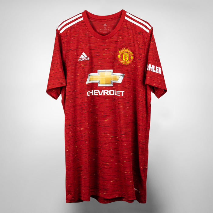 2020-2021 Manchester United Adidas Home Shirt #7 Edinson Cavani