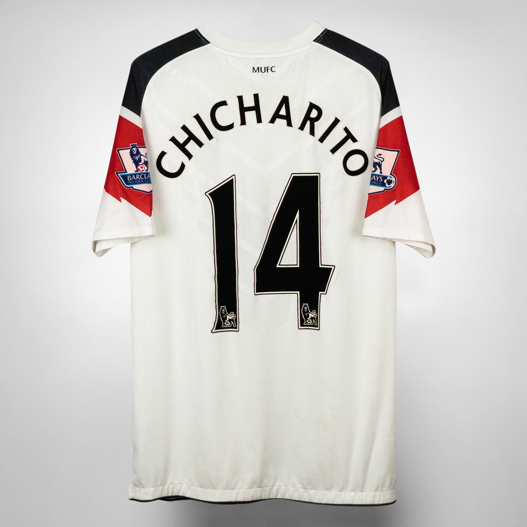 2010-2011 Manchester United Nike Away Shirt #14 Chicharito