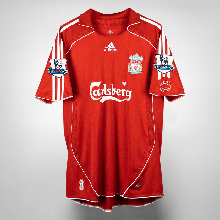 2006-2008 Liverpool Adidas Home Shirt #6 John Arne Riise