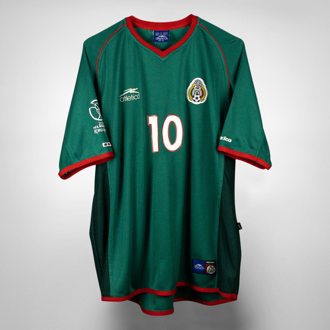 2002-2003 Mexico Atletica Home Shirt #10 Cuauhtemoc Blanco