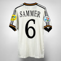 1996-1998 Germany Adidas Home Shirt #6 Matthias Sammer