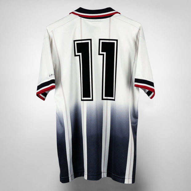 1997/98 Rangers Away Football Shirt Gascoigne #8 / Nike Soccer