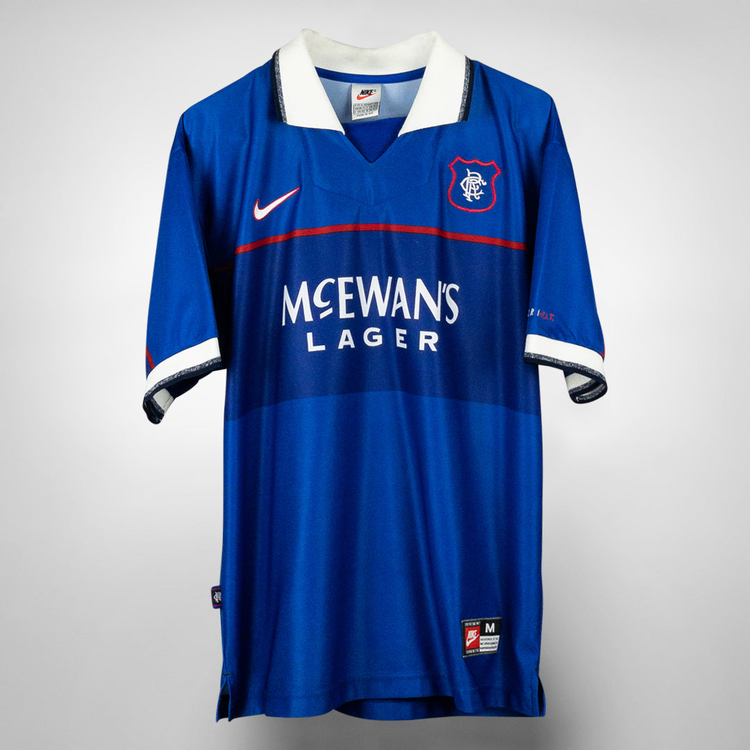 1997-1999 Rangers Nike Home Shirt #8 Paul Gascoigne