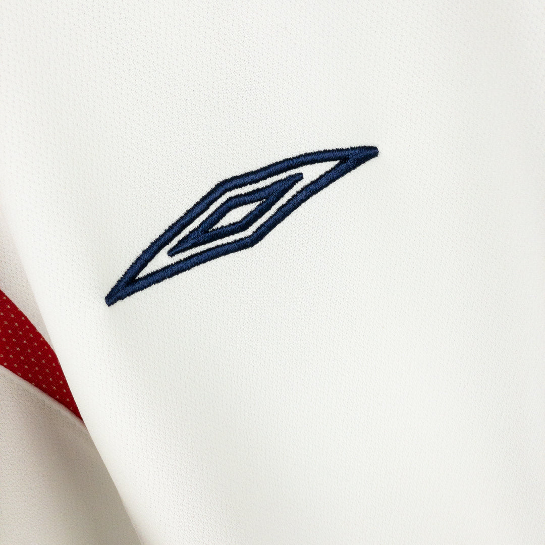 2005-2007 England Umbro Home Shirt #4 Steven Gerrard