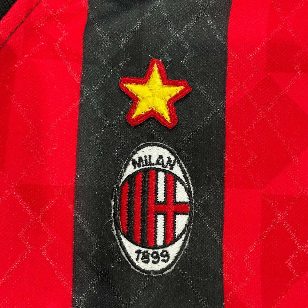 1997-1998 AC Milan Lotto Home Shirt #18 Baggio - Marketplace