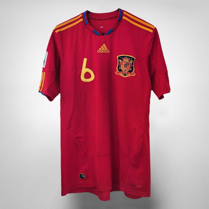 2010 Spain Adidas Home Shirt #6 Iniesta - Marketplace