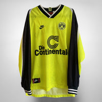 1995-1996 Borussia Dortmund Nike Home Shirt #10 Moller - Marketplace