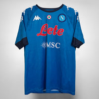 2020-2021 Napoli Kappa Home Shirt #24 Lorenzo Insigne  - Marketplace