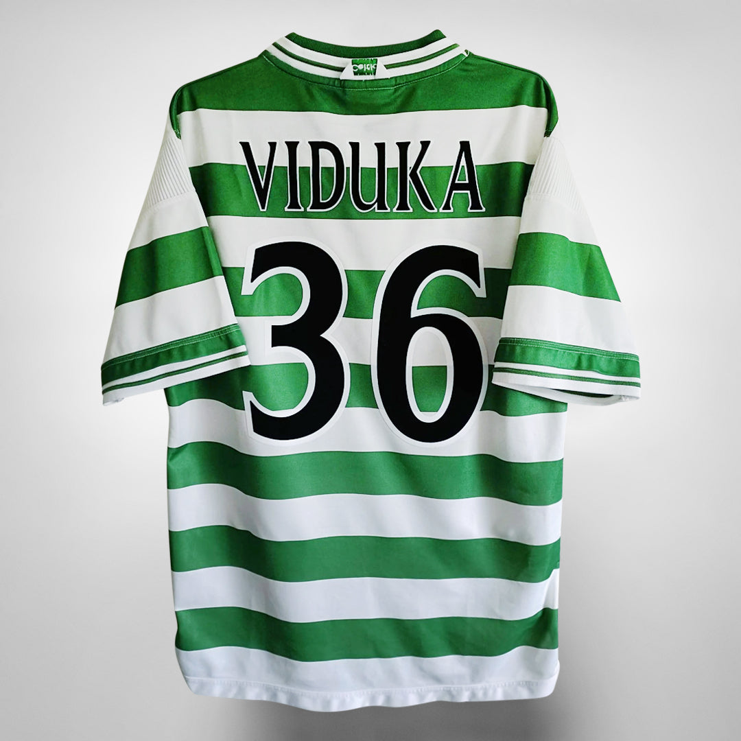 1999-2001 Celtic Umbro Home Shirt #36 Mark Viduka