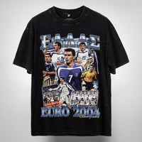 PRE-ORDER Greece Hellas Euro 2004 Champions Vintage Bootleg T-Shirt | Oversized Heavy Tee
