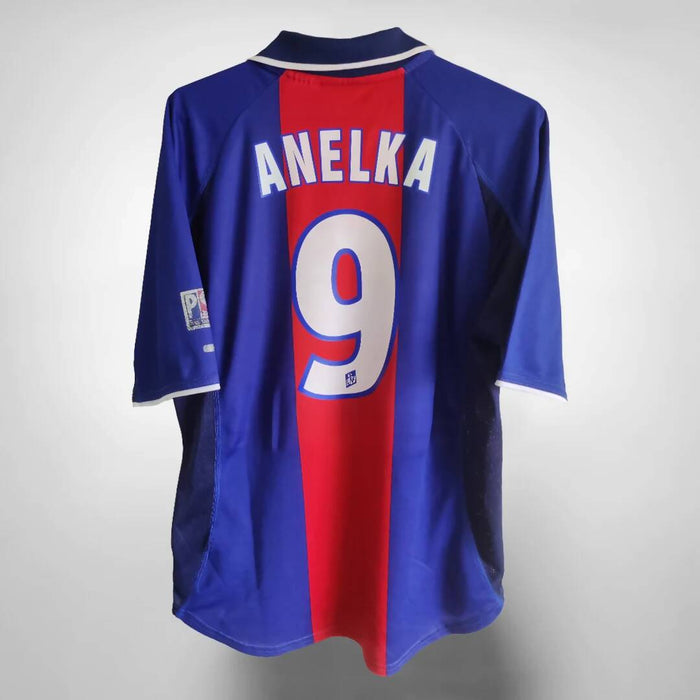 2000-2001 PSG Paris Saint Germain Nike Home Shirt #9 Anelka