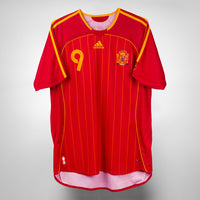 2006-2007 Spain Adidas Home Shirt #9 Fernando Torres