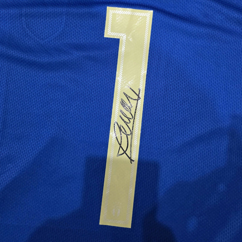 2020 Italy European Home Shirt #1 Roberto Mancini Signed - Marketplace