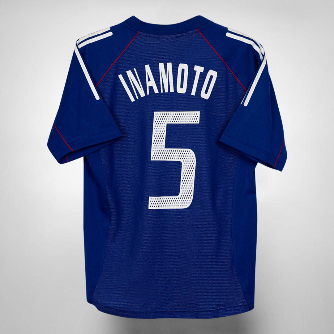 2002 Japan Adidas Home Shirt #5 Inamoto