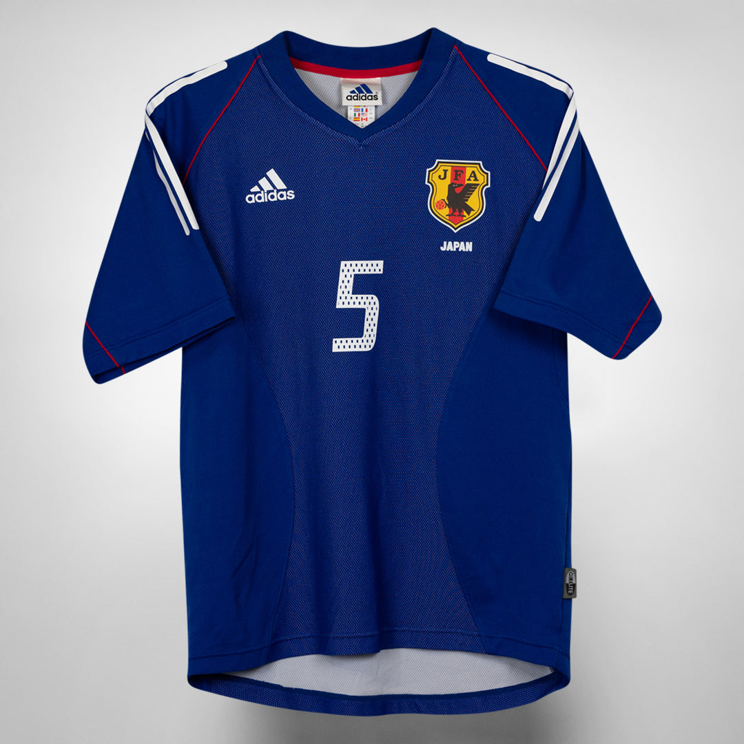 2002 Japan Adidas Home Shirt #5 Inamoto