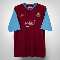 2003-2005 West Ham United Reebok Home Shirt
