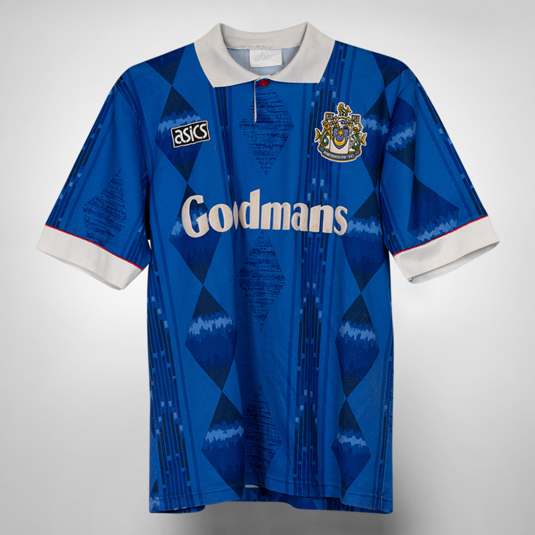 1993-1995 Portsmouth Asics Home Shirt