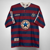 1995-1997 Newcastle United Adidas Away Shirt #14 Ginola