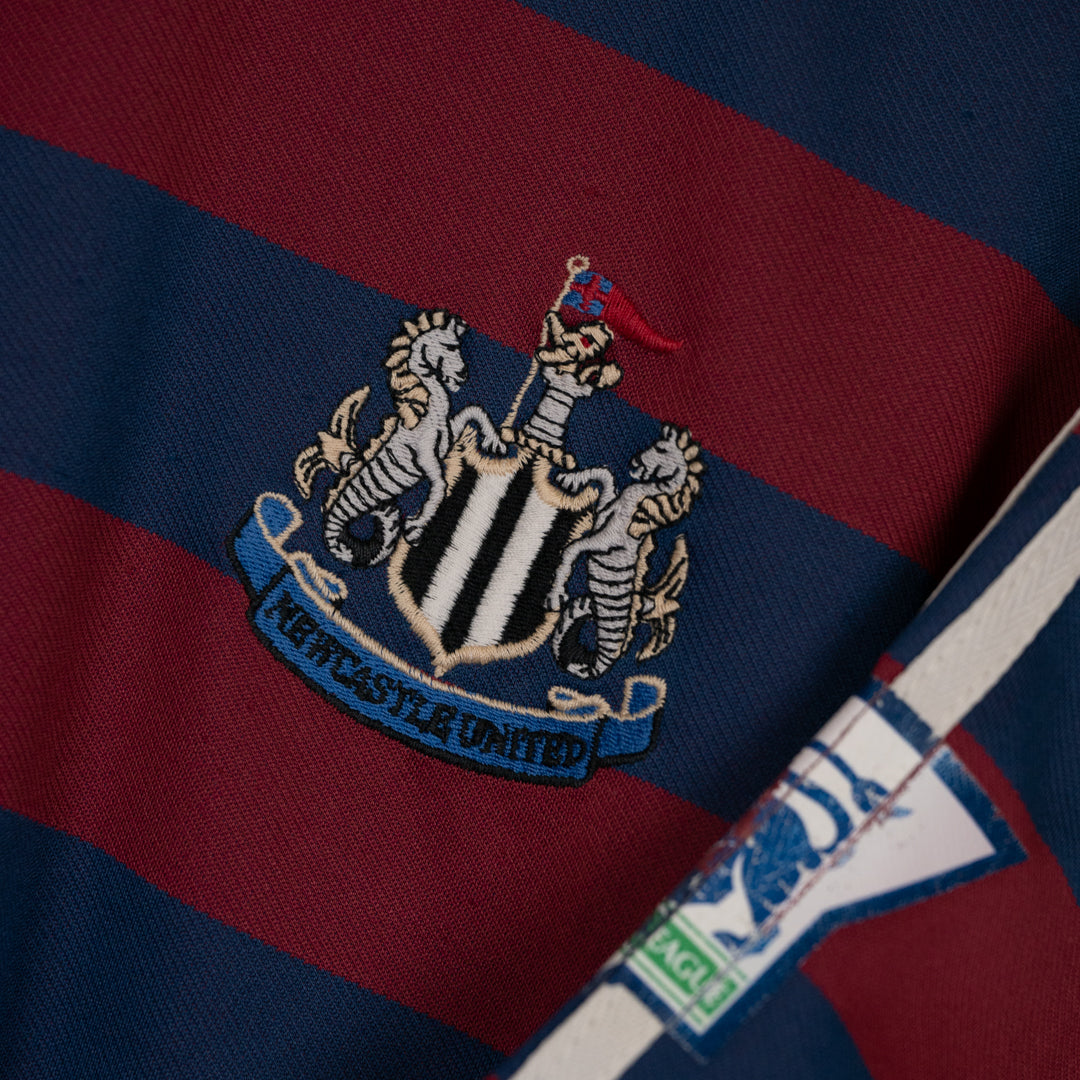 1995-1997 Newcastle United Adidas Away Shirt #14 Ginola