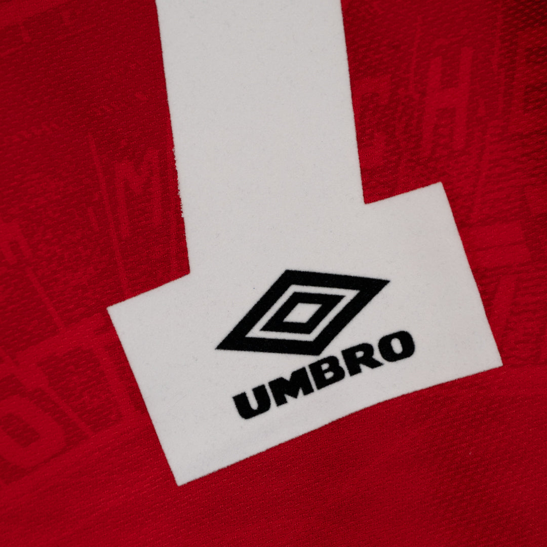 1995-1996 Manchester United Umbro Home Shirt #7 Eric Cantona