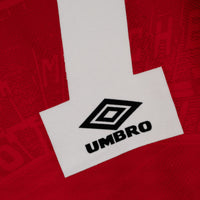 1995-1996 Manchester United Umbro Home Shirt #7 Eric Cantona
