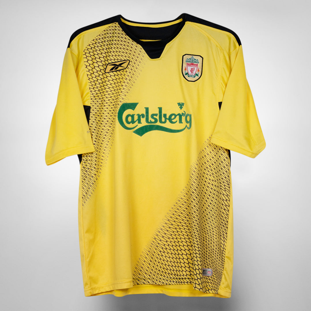 2004-2006 Liverpool Reebok Away Shirt #8 Steven Gerrard