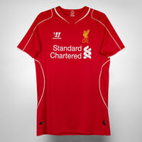 2014-2015 Liverpool Warrior Home Shirt #8 Steven Gerrard