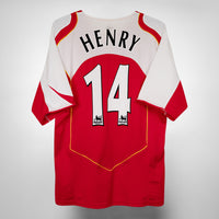 2004-2005 Arsenal Nike Home Shirt #14 Thierry Henry