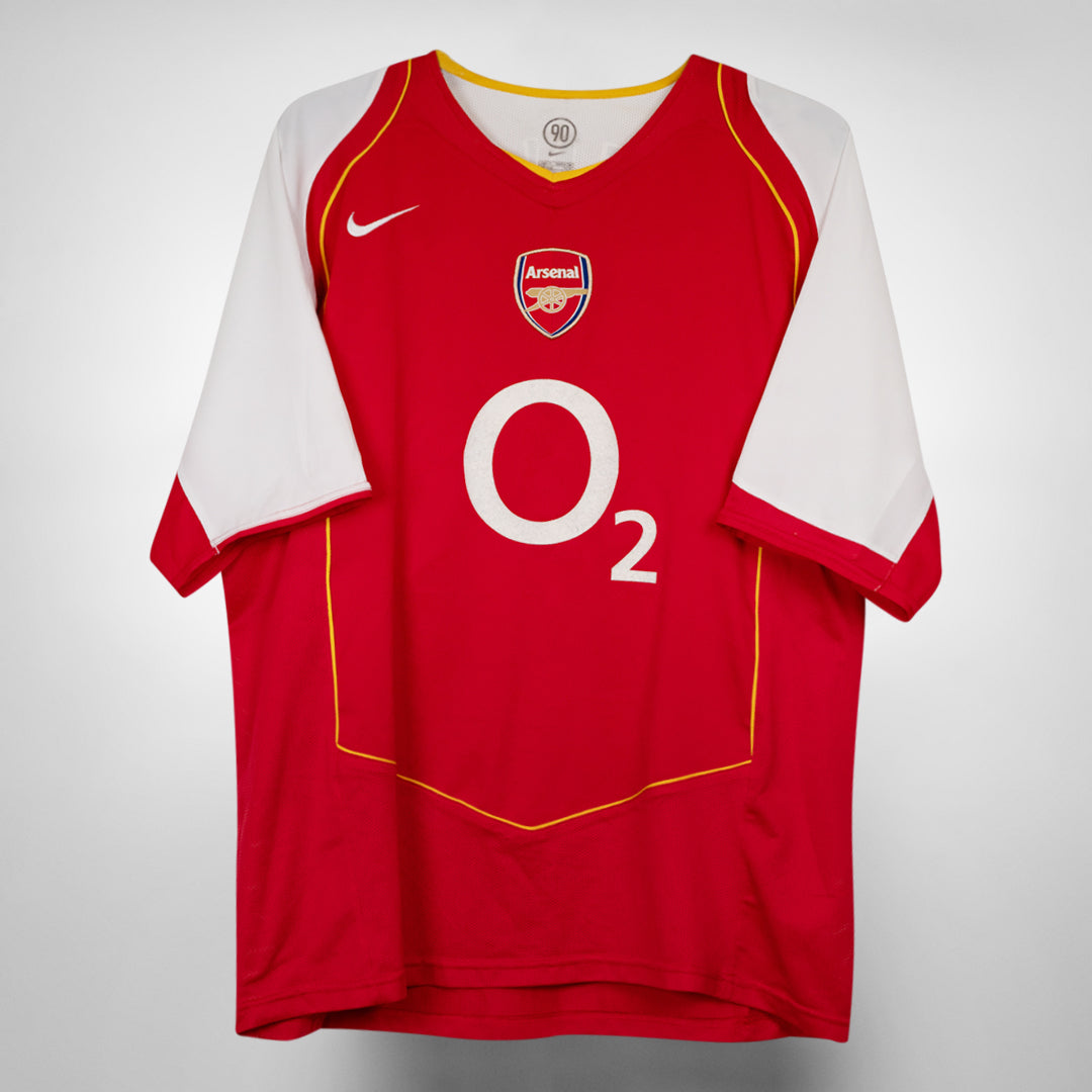 2004-2005 Arsenal Nike Home Shirt #14 Thierry Henry