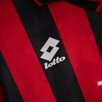 1994-1995 AC Milan Lotto Long Sleeve Home Shirt