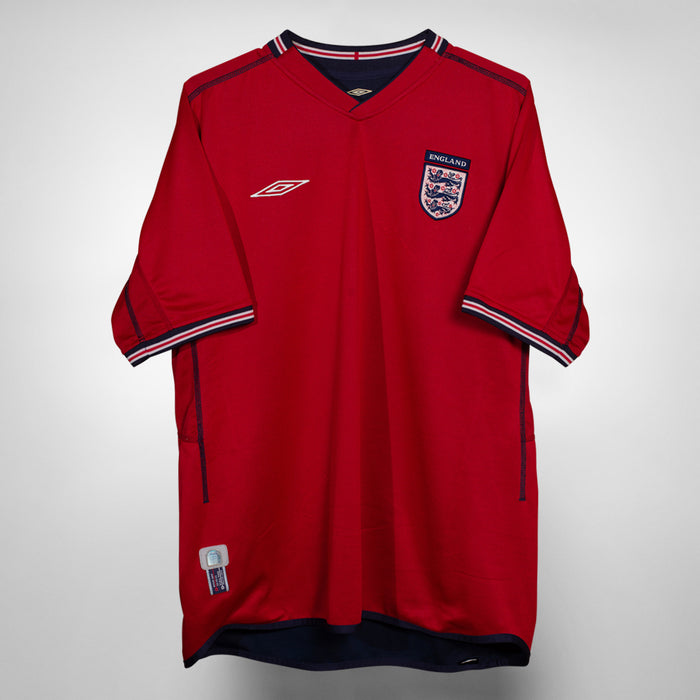 2002-2004 England Umbro Away Shirt - Marketplace
