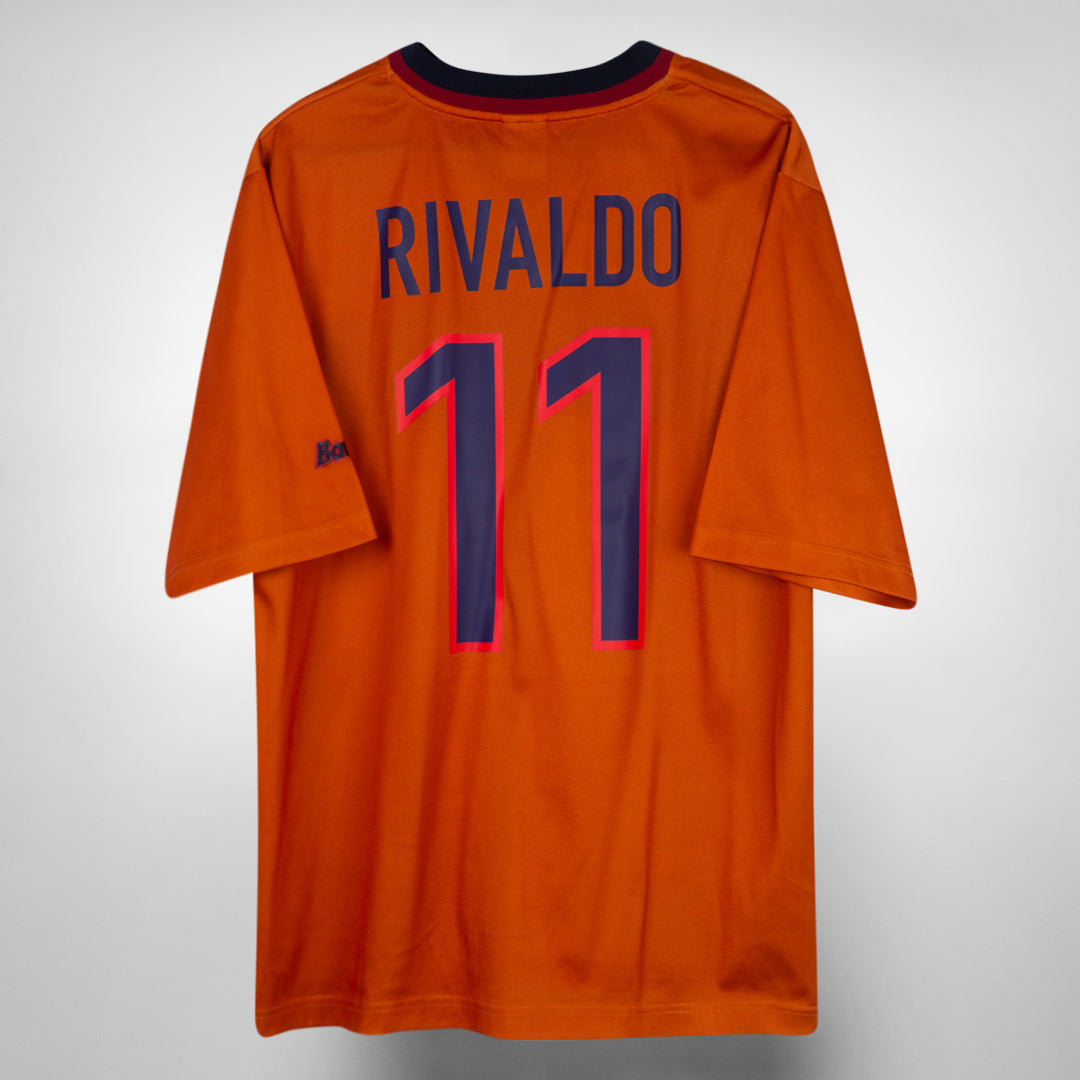 1999-2000 Barcelona Nike Third Shirt #11 Rivaldo - Marketplace