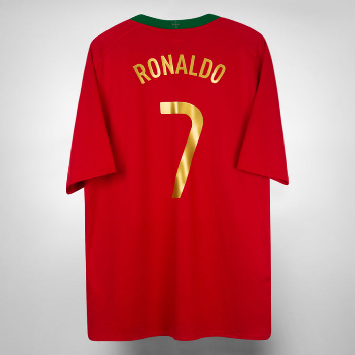 2008-2010 Portugal Nike Home Shirt #7 Cristiano Ronaldo