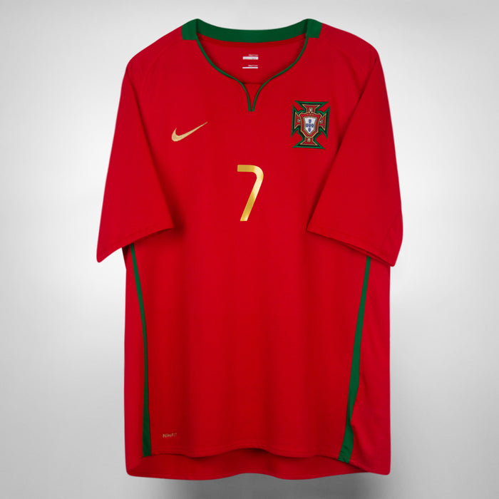 2008-2010 Portugal Nike Home Shirt #7 Cristiano Ronaldo