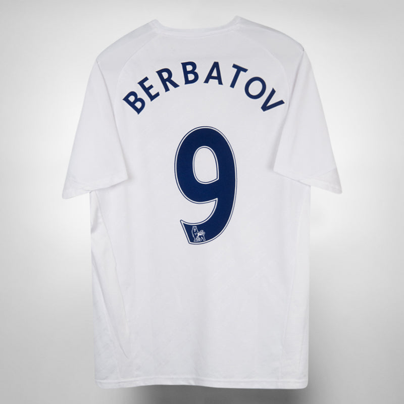 2007-2008 Tottenham Puma Home Shirt #9 Dimitar Berbatov